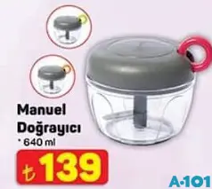 MANUEL DOĞRAYICI 640 ML MANUEL DOĞRAYICI 640 ML